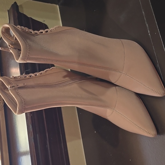 Tan Booties - Picture 1 of 7
